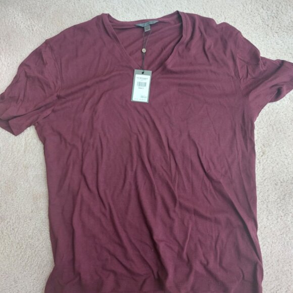 John Vavartos MAROON t shirt Men's L with TAG - Picture 1 of 2